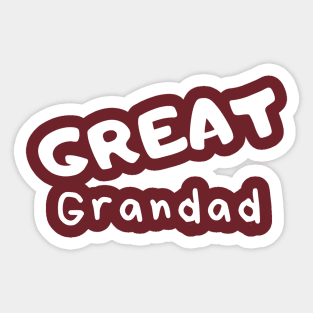 Great Grandad Sticker